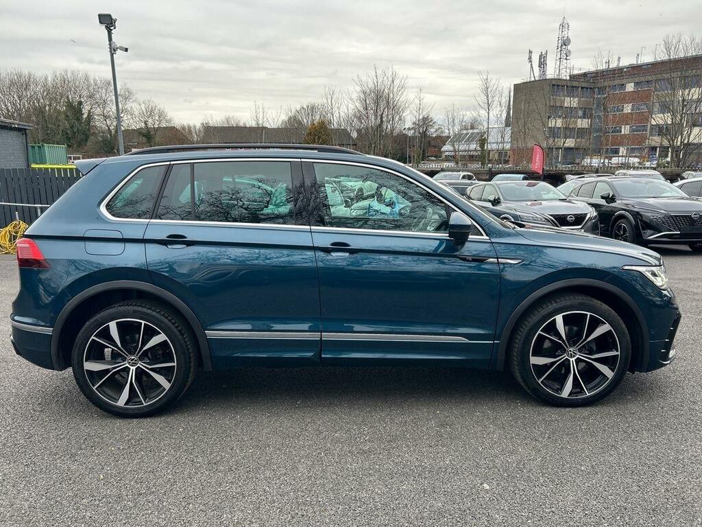 Volkswagen Tiguan 2.0 Tdi R-line Suv Dsg 4Motion Euro 6 SW72OYV Blue #6