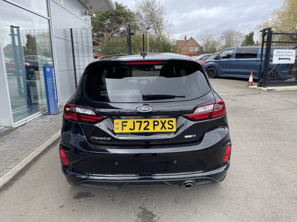 Ford Fiesta 1.0 Ecoboost Hybrid Mhev 155 St-line Vignale FJ72PXS Black #5