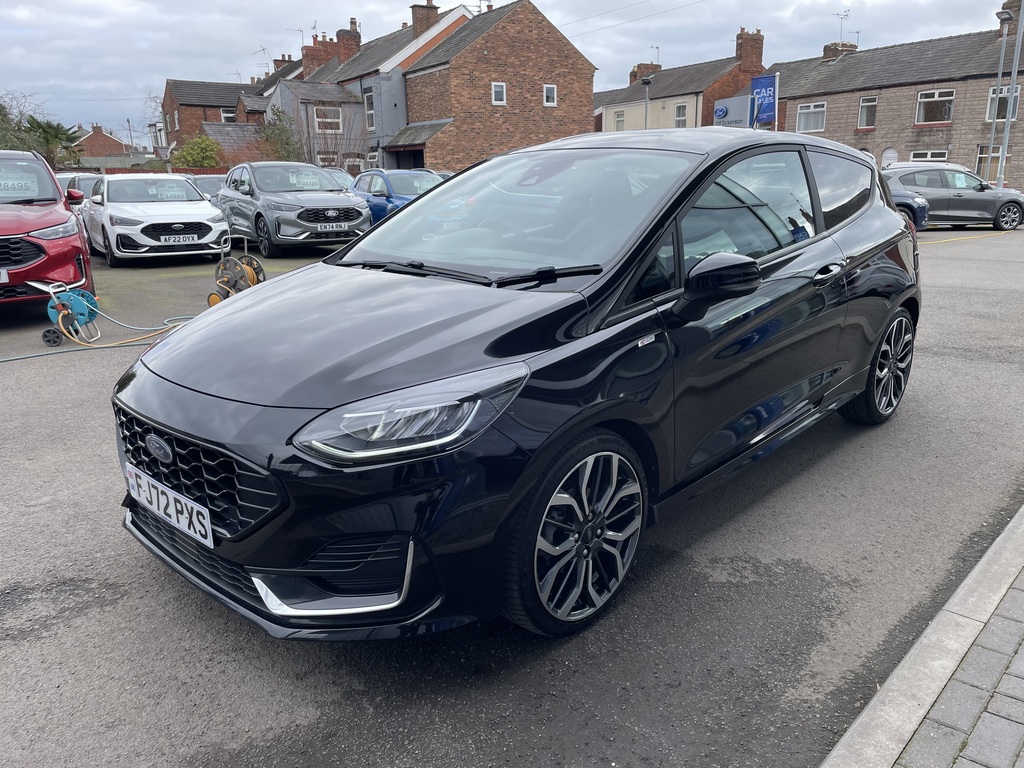 Ford Fiesta 1.0 Ecoboost Hybrid Mhev 155 St-line Vignale FJ72PXS Black #3