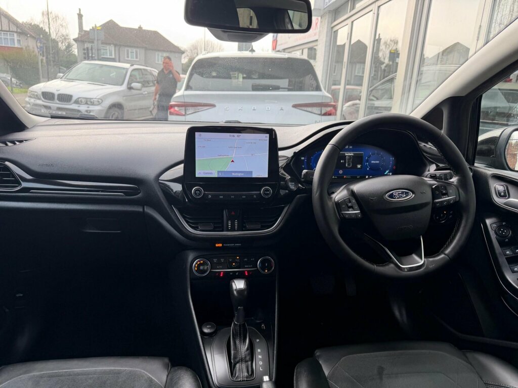 Ford Fiesta 1.0T Ecoboost Mhev Titanium X Dct Euro 6 Ss EF72HCK Black #2