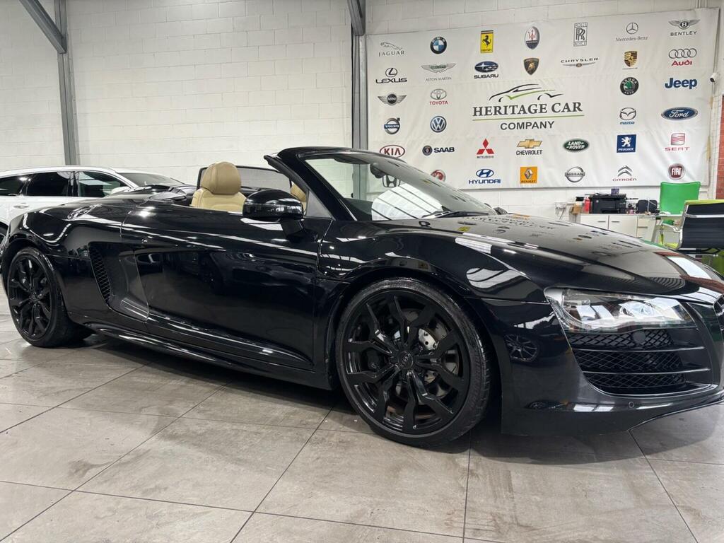 Audi R8 Convertible 5.2 Fsi V10 Spyder R Tronic Quattro Eu Black #4