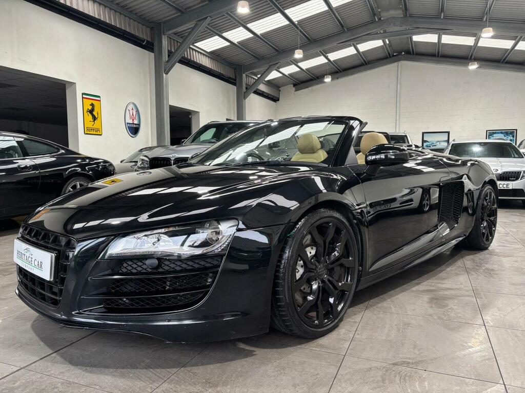 Audi R8 Convertible 5.2 Fsi V10 Spyder R Tronic Quattro Eu Black #3