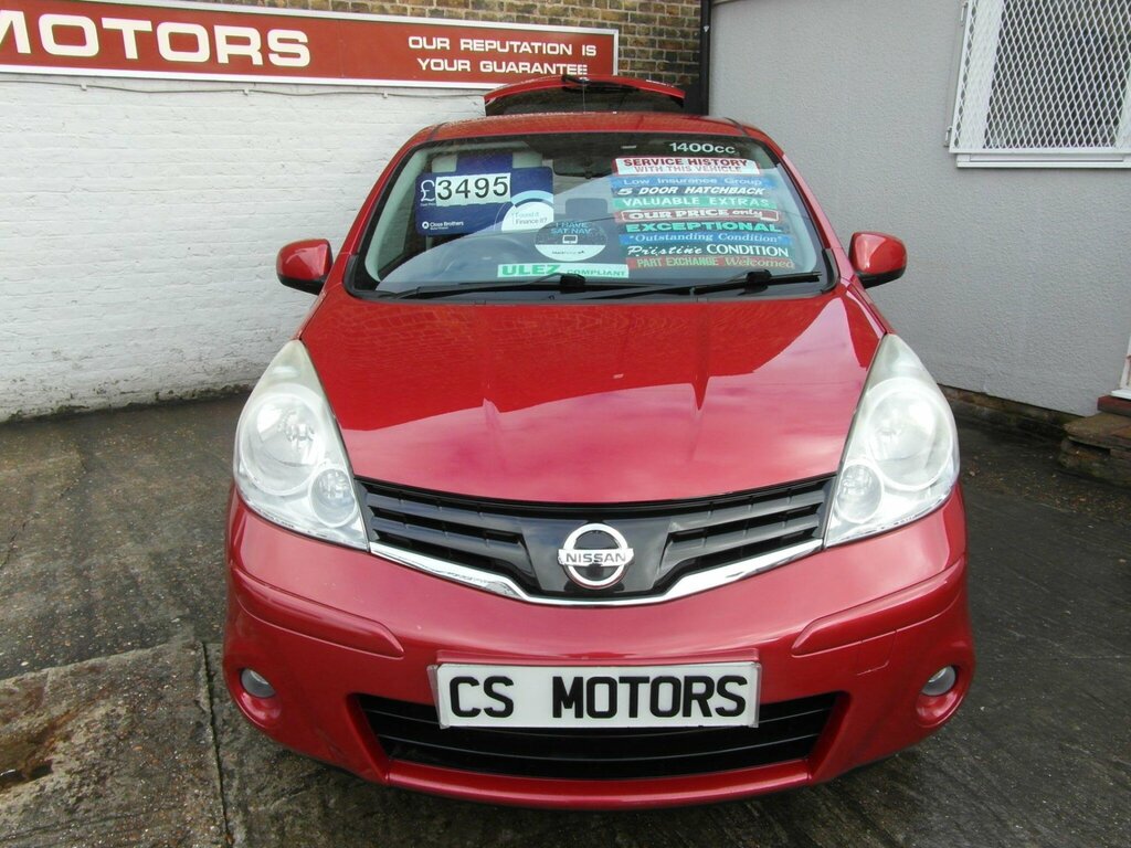 Nissan Note 1.4 16V N-tec Euro 4 Red #2