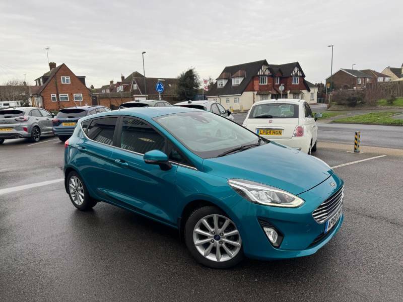 Ford Fiesta 1.0 Ecoboost Titanium - 2019 68 AP68OVF Blue #4