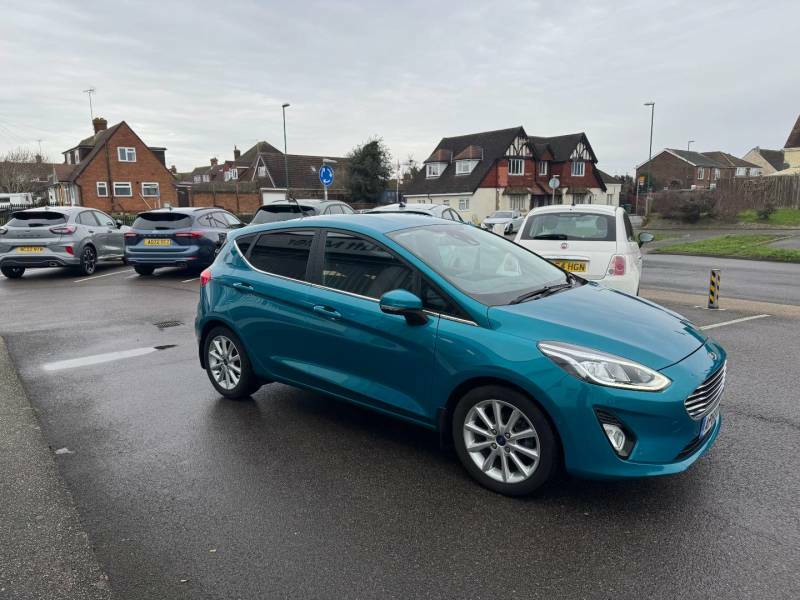 Ford Fiesta 1.0 Ecoboost Titanium - 2019 68 AP68OVF Blue #6