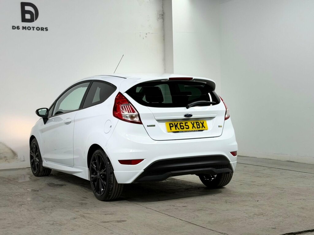 Ford Fiesta 1.0T Ecoboost Zetec S Euro 6 Ss PK65XBX White #4