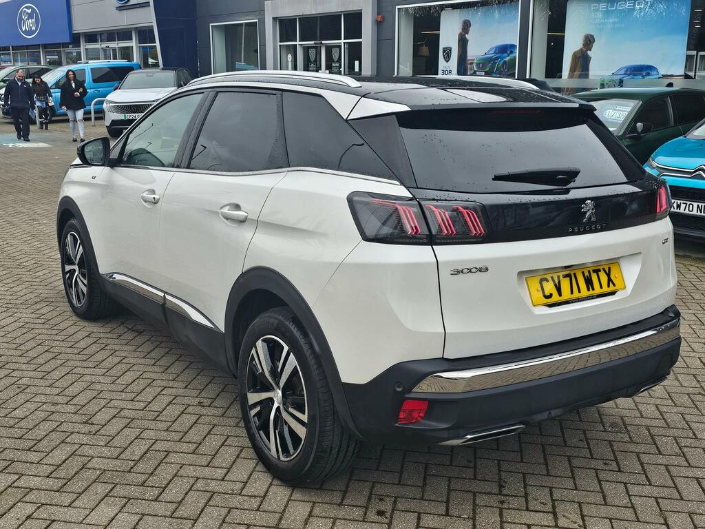 Peugeot 3008 1.2 Puretech Gt Suv Euro 6 Ss CV71WTX White #4