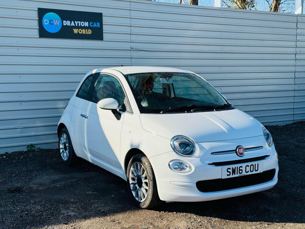 Fiat 500 1.2 Eco Pop Star Euro 6 Ss SW16COU White #3