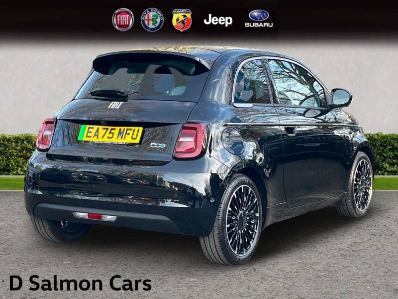 Fiat 500E 42Kwh La Prima Hatchback 118 Ps EA75MFU Black #4