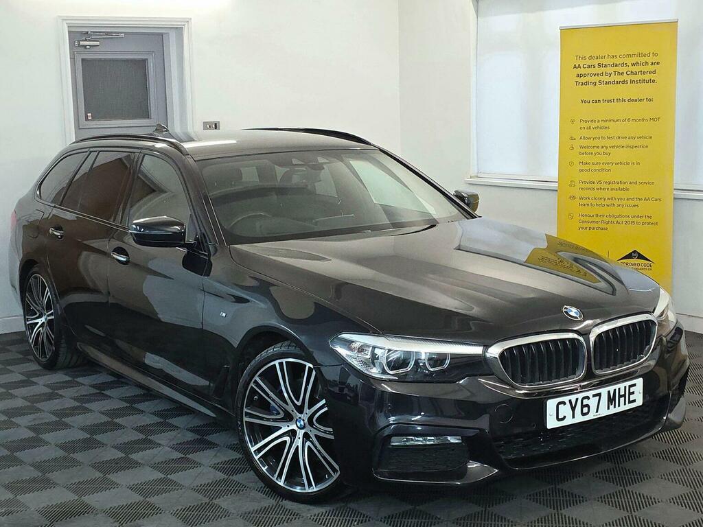 BMW 5 Series 3.0 530D M Sport Touring Xdrive Euro 6 S S CY67MHE Black #3