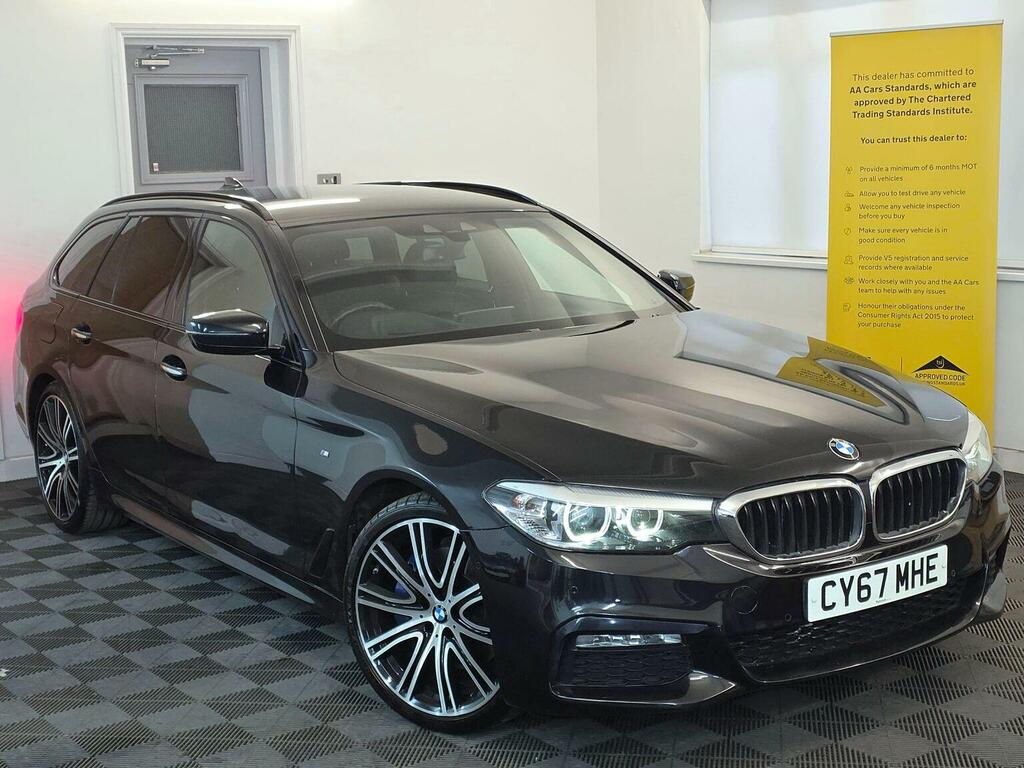 BMW 5 Series 3.0 530D M Sport Touring Xdrive Euro 6 S S CY67MHE Black #4