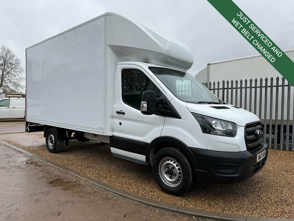 Ford Transit Custom 350 2.0 Ecoblue Leader L4 Xlwb Luton Van Tail Lift White