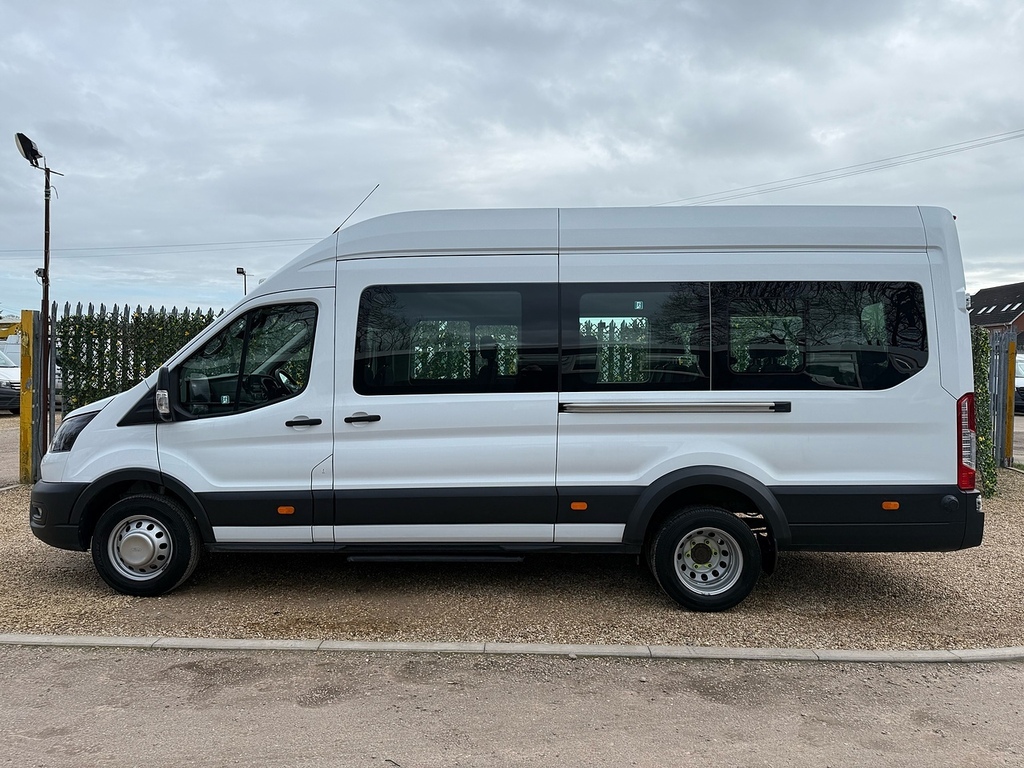 Ford Transit Custom 460 2.0 Ecoblue Leader L4 Xlwb 17 Seater Minibus - WN23FYZ White #6