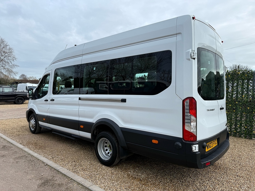 Ford Transit Custom 460 2.0 Ecoblue Leader L4 Xlwb 17 Seater Minibus - WN23FYZ White #3