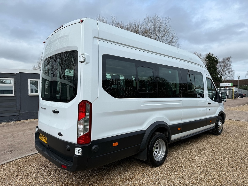 Ford Transit Custom 460 2.0 Ecoblue Leader L4 Xlwb 17 Seater Minibus - WN23FYZ White #4