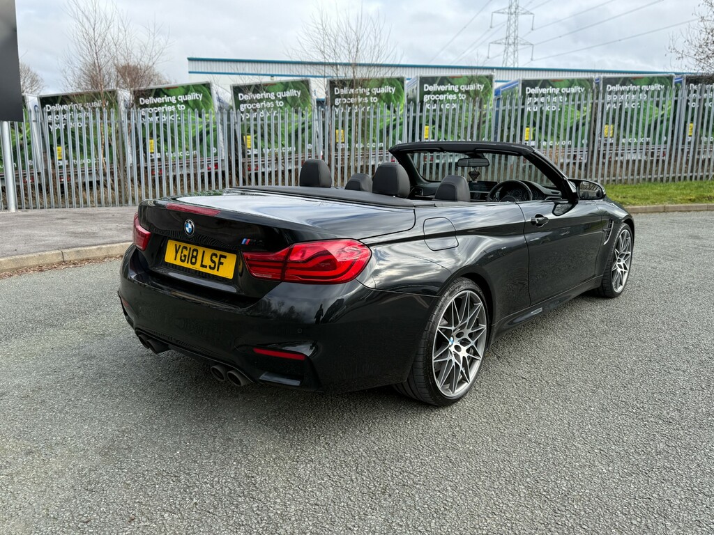 BMW M4 3.0 Biturbo Competition Convertible Dct YG18LSF Black #3