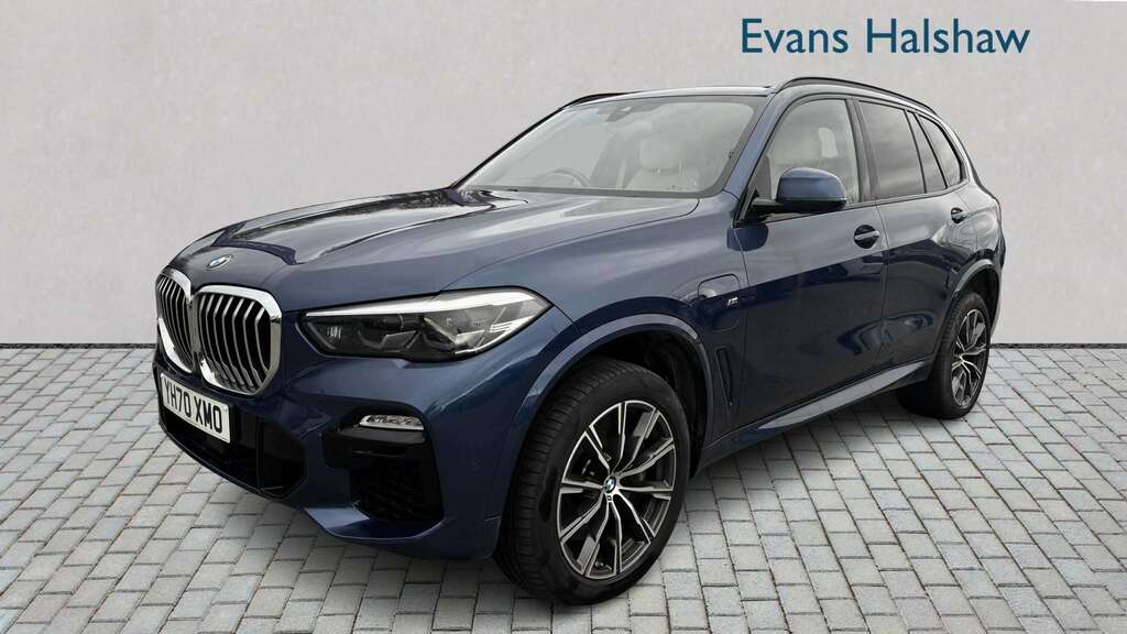 BMW X5 Xdrive45e M Sport 2021 YH70XMO Blue #3