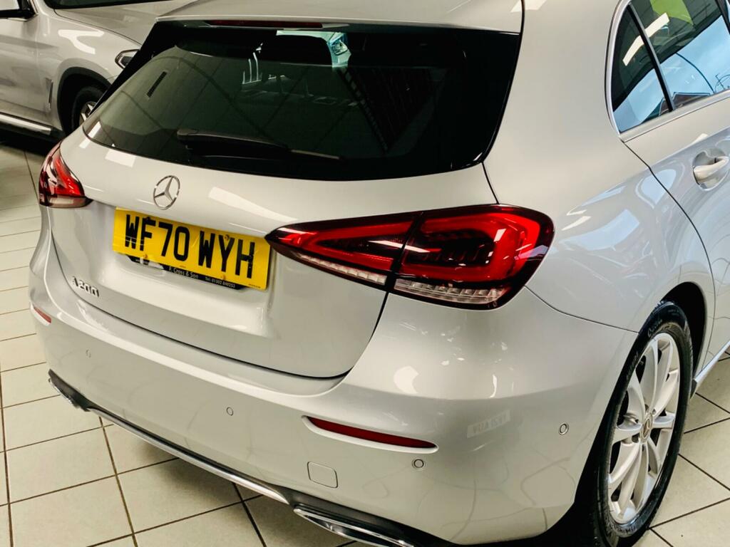 Mercedes-Benz A Class Hatchback 1.3 A200 Sport Executive 7G-dct Euro 6 WF70WYH Silver #6