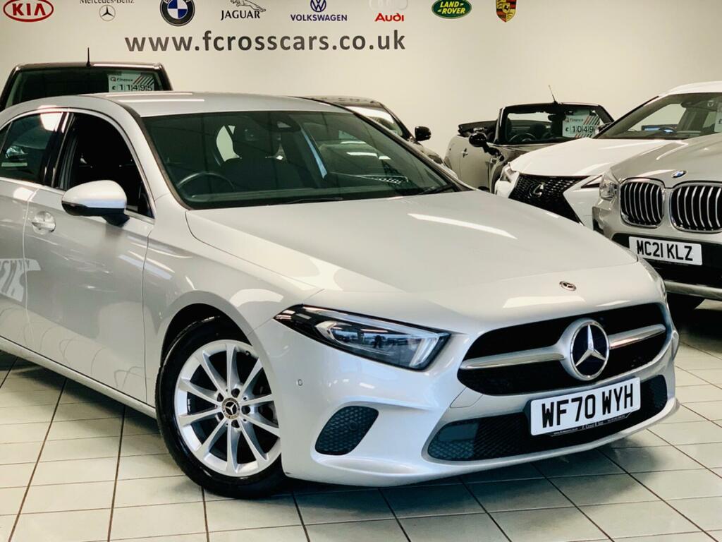 Mercedes-Benz A Class Hatchback 1.3 A200 Sport Executive 7G-dct Euro 6 WF70WYH Silver #4