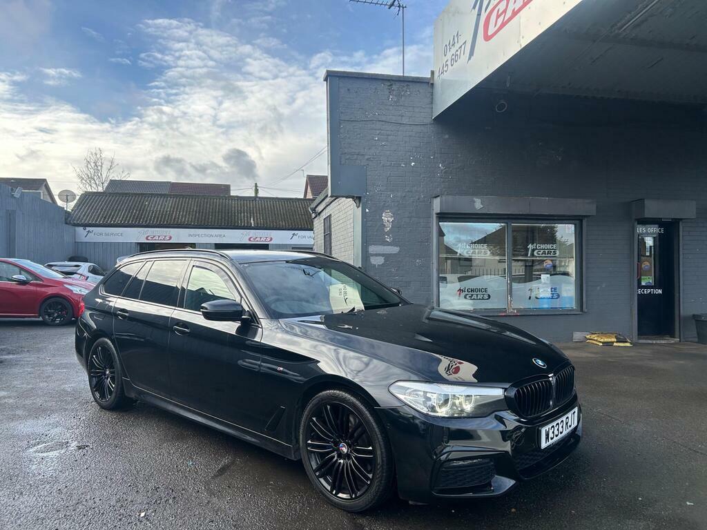 BMW 5 Series 2.0 520D M Sport Touring Euro 6 S S W333RJT Black #2