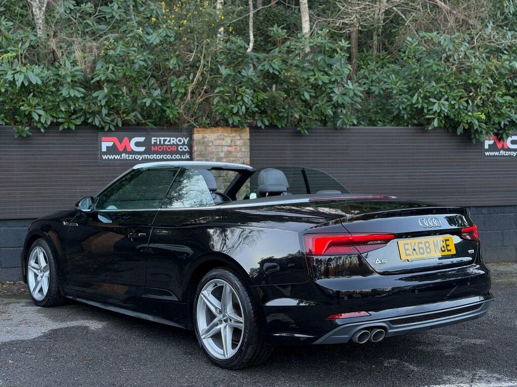 Audi A5 2.0 Tdi S Line S Tronic Euro 6 Ss EK68MGE Black #4