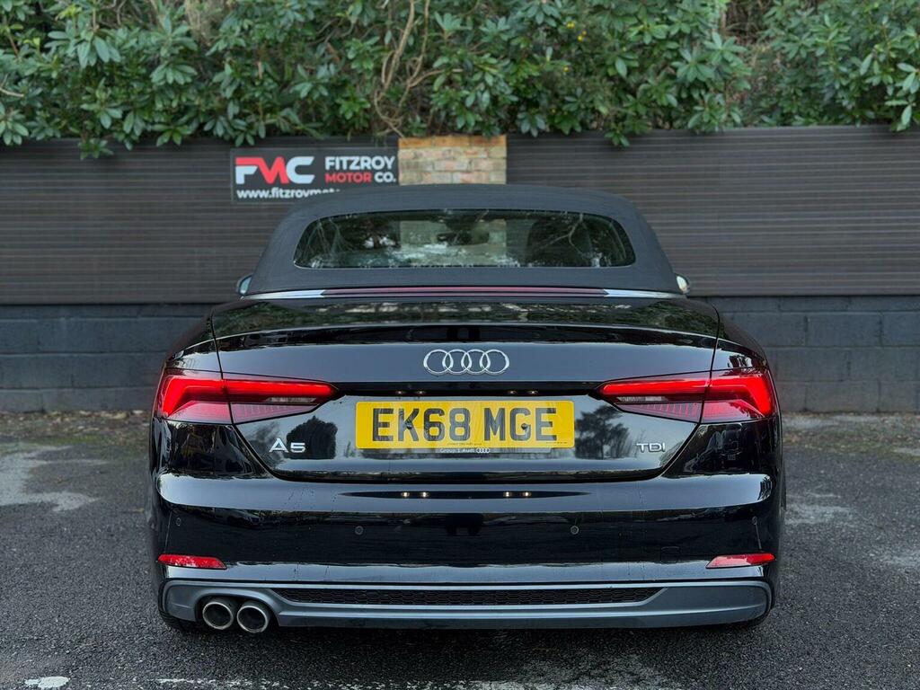Audi A5 2.0 Tdi S Line S Tronic Euro 6 Ss EK68MGE Black #5