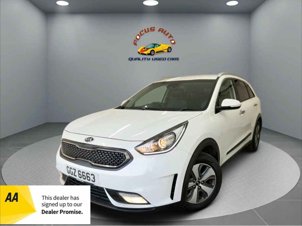 Kia Niro 1.6H Gdi 2 Suv Hybrid Dct Euro 6 Ss GGZ6663 White #2