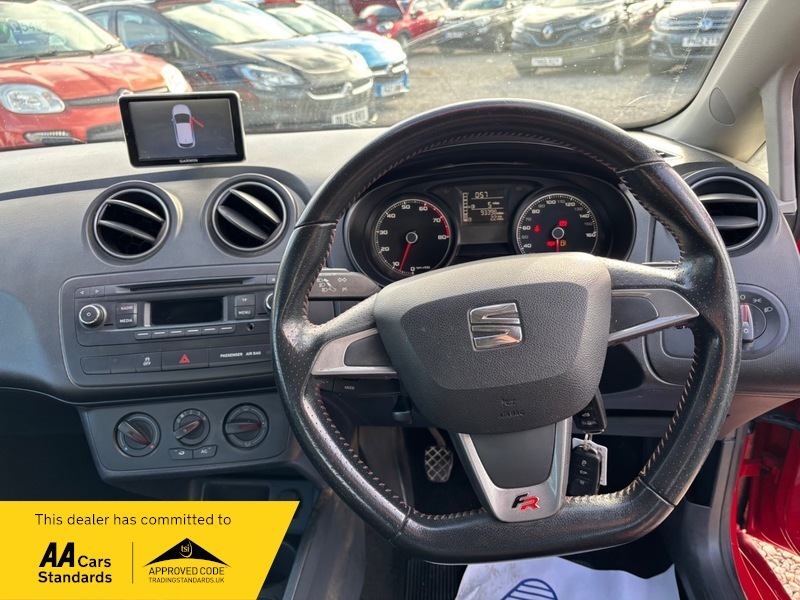 Seat Ibiza Tsi Fr35 Rd Taxsatnavbluetooth3m DV14UZA Red #2