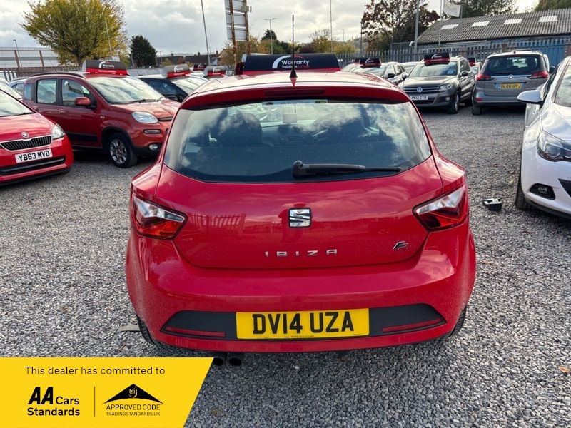 Seat Ibiza Tsi Fr35 Rd Taxsatnavbluetooth3m DV14UZA Red #3