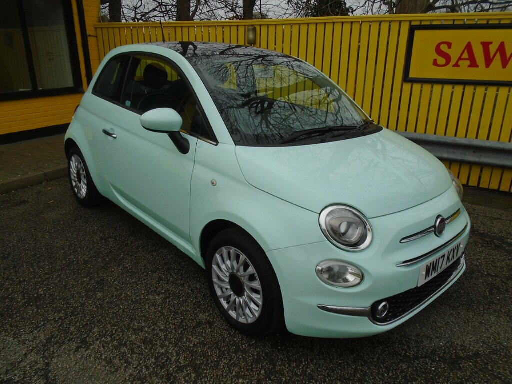 Fiat 500 1.2 Lounge Hatchback Euro 6 Ss Green