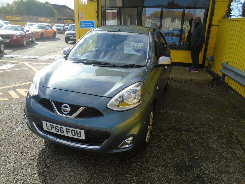 Nissan Micra 1.2 N-tec Hatchback Euro 6 80 P LP66FOU Grey #3