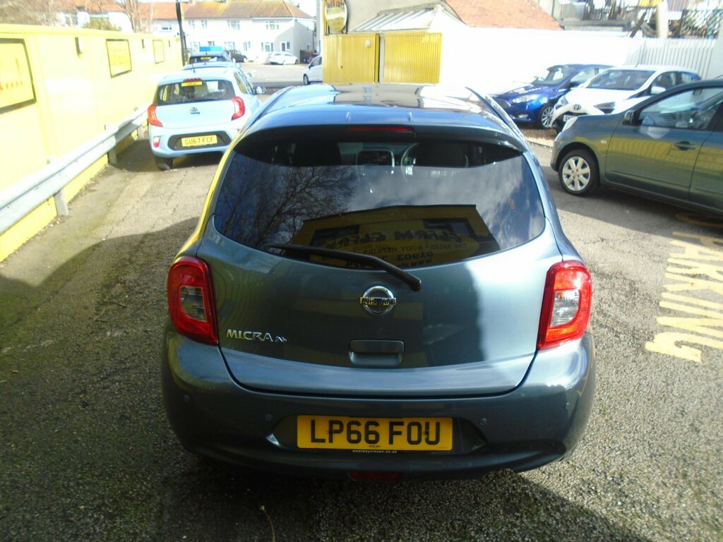 Nissan Micra 1.2 N-tec Hatchback Euro 6 80 P LP66FOU Grey #6