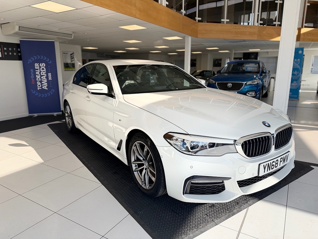 BMW 5 Series 2.0 520D M Sport Saloon Euro 6 S White