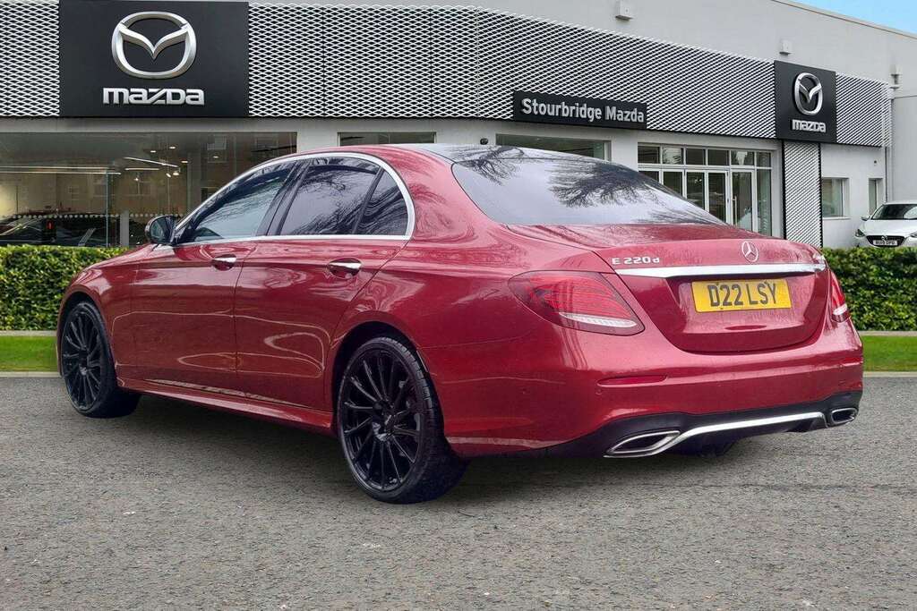 Mercedes-Benz E Class 220 D Amg Line Prem 4Ma D22LSY Red #2