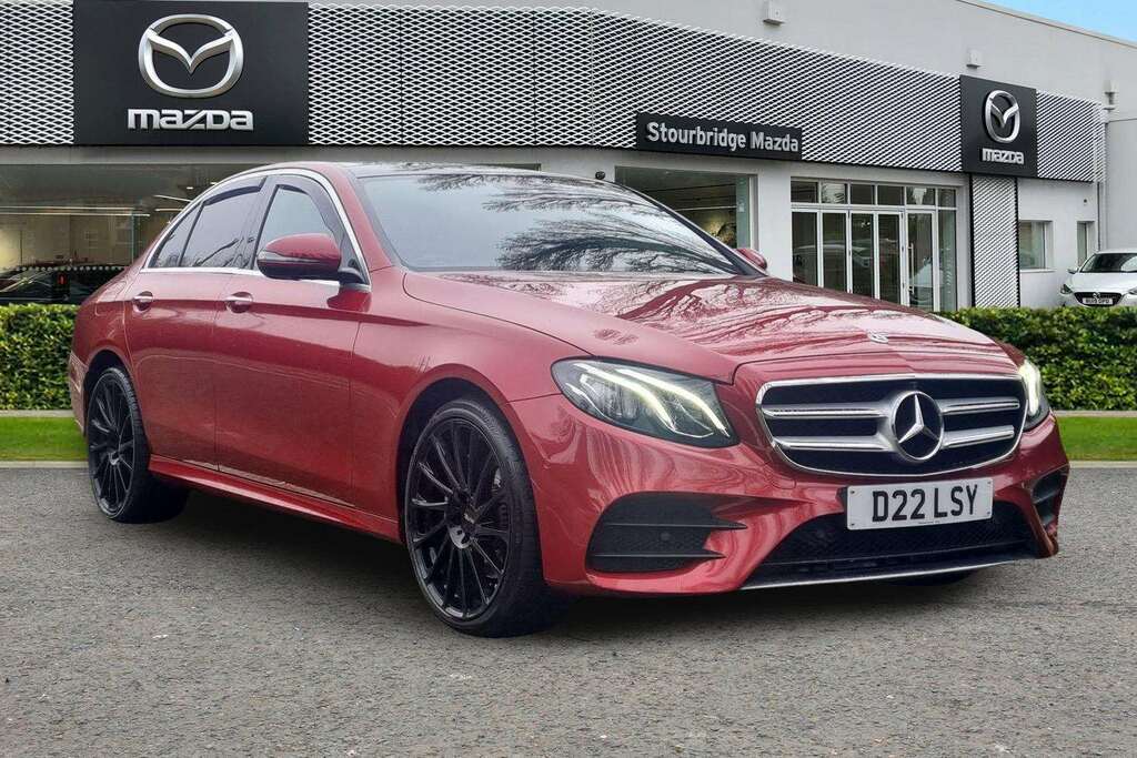 Mercedes-Benz E Class 220 D Amg Line Prem 4Ma Red