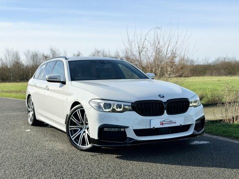 BMW 5 Series 3.0 530D M AJ17UFL White #4