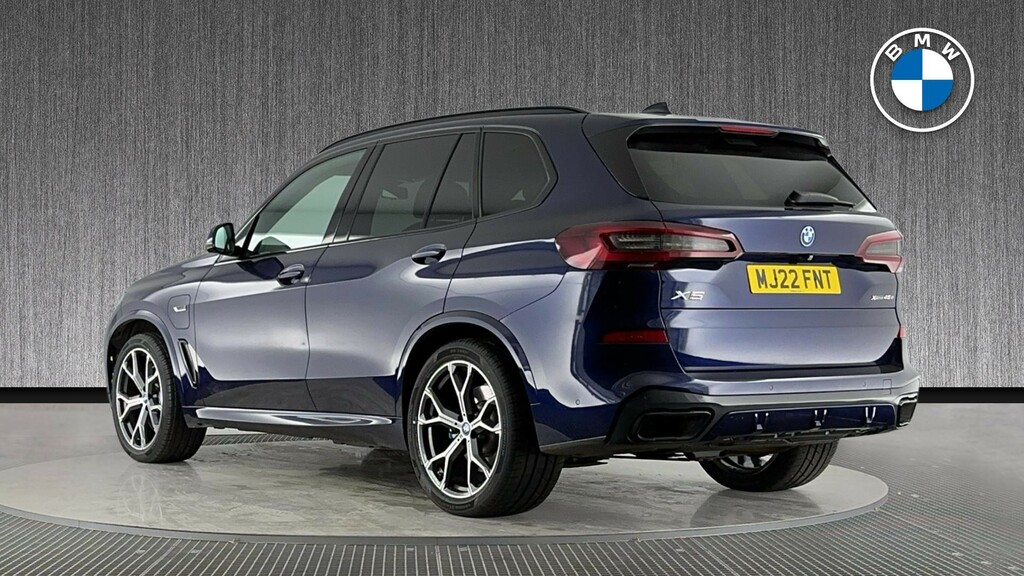 BMW X5 3.0 45E 24Kwh M Sport Xdrive Euro 6 Ss MJ22FNT Blue #2