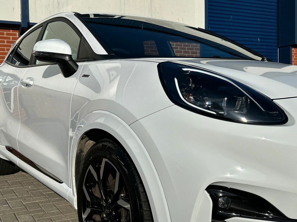 Ford Puma 1.0 Ecoboost Hybrid Mhev St-line X EY73HMH White #4