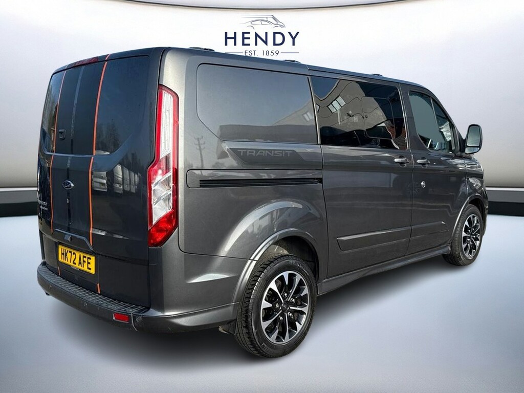 Ford Transit Custom 2.0 Ecoblue 170Ps Low Roof Dcab Sport Van HK72AFE Grey #3