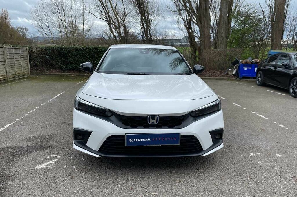 Honda Civic 2.0 Ehev Sport Cvt White #6