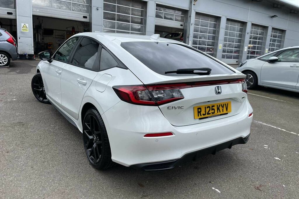 Honda Civic 2.0 Ehev Sport Cvt White #3