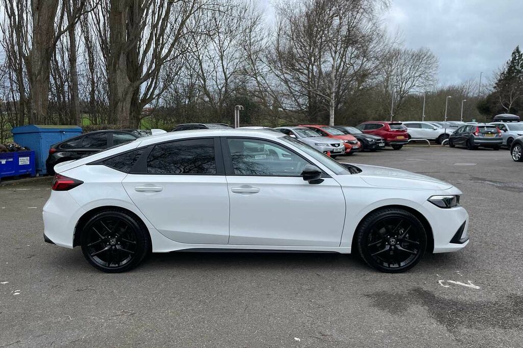 Honda Civic 2.0 Ehev Sport Cvt White #5