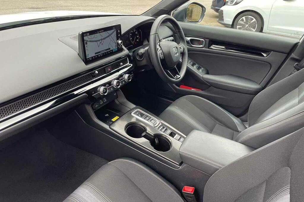 Honda Civic 2.0 Ehev Sport Cvt White #2