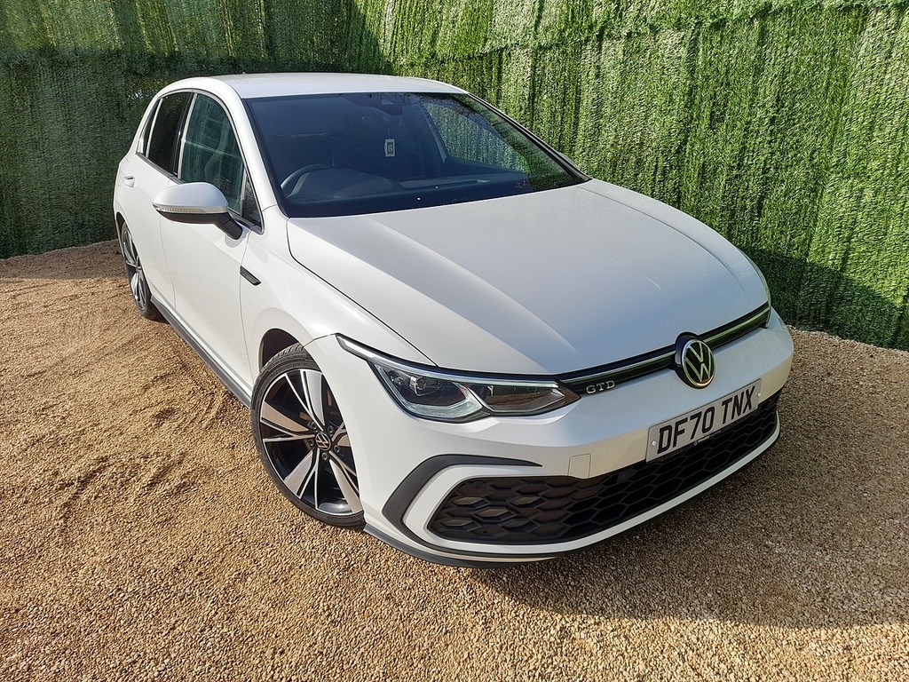 Volkswagen Golf Tdi Gtd DF70TNX White #2