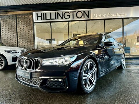 BMW 7 Series 3.0 740Ld M YF67EWJ Black #6