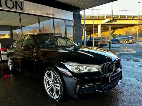 BMW 7 Series 3.0 740Ld M YF67EWJ Black #5
