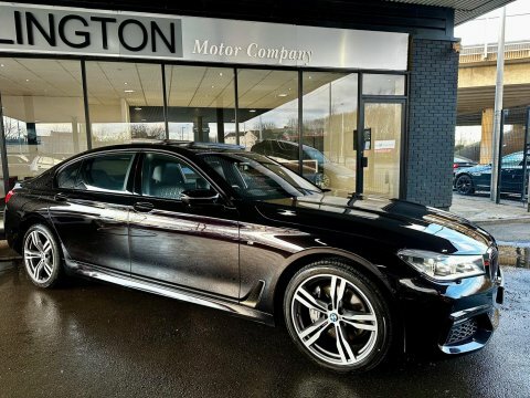 BMW 7 Series 3.0 740Ld M YF67EWJ Black #4