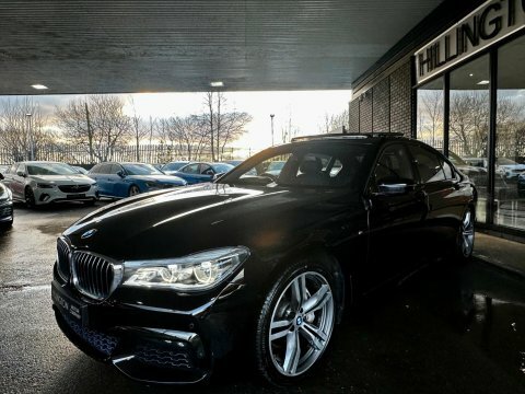 BMW 7 Series 3.0 740Ld M YF67EWJ Black #3
