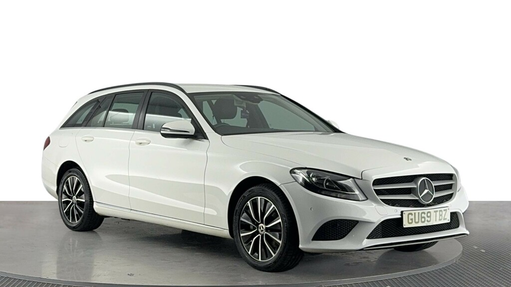 Mercedes-Benz C Class 1.6 C200d Se Estate Euro 6 Ss White #2