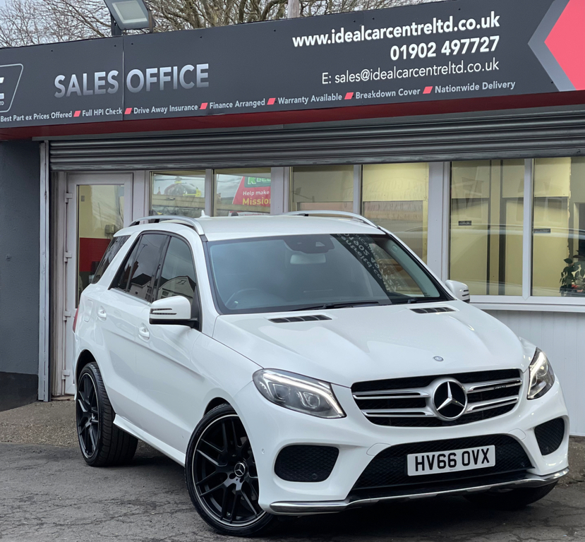 Mercedes-Benz GLE Class 2.1 Gle250d Amg Line Suv G-tronic 4Mati White